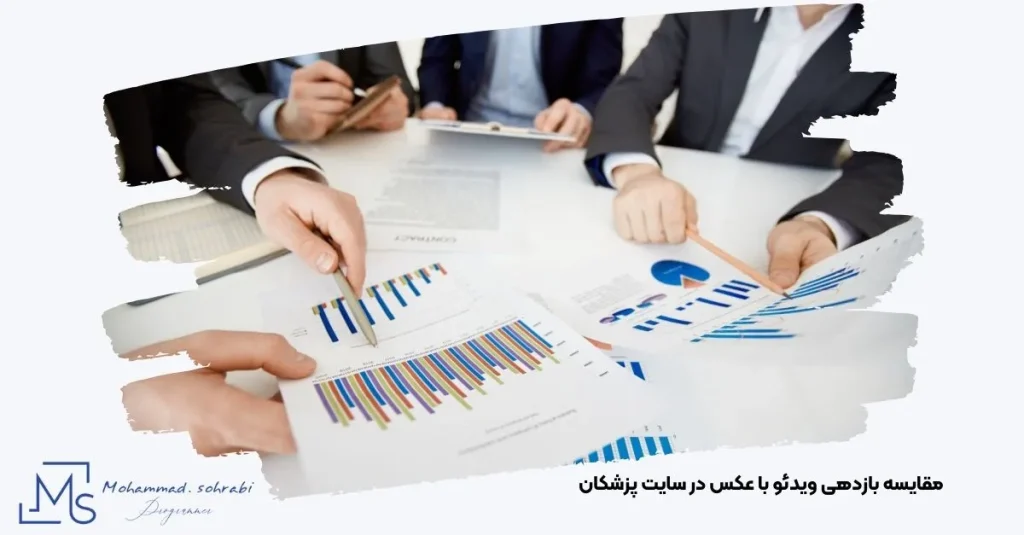 تصویر تحلیل تأثیرگذاری ویدئو نسبت به تصویر در طراحی سایت پزشکی توسط کارشناس سئو و برندینگ پزشکی مهندس محمد سهرابی