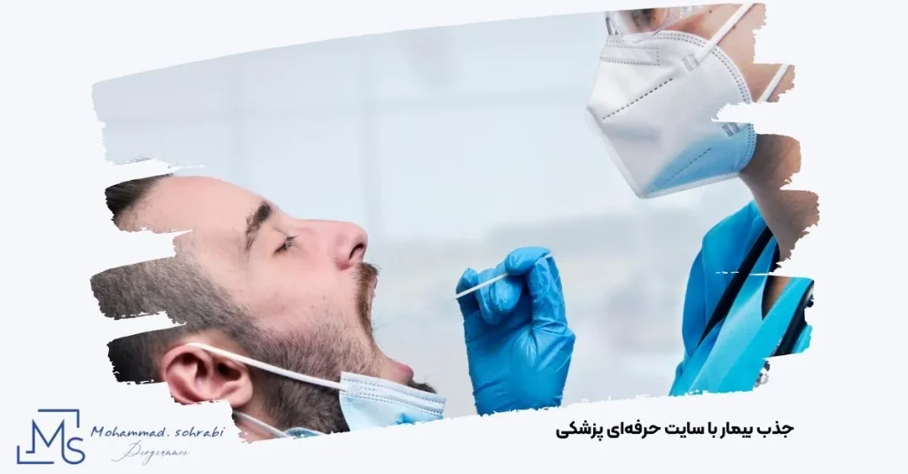 تصویر بازاریابی پزشکی با طراحی سایت موبایل فرندلی توسط مهندس محمد سهرابی